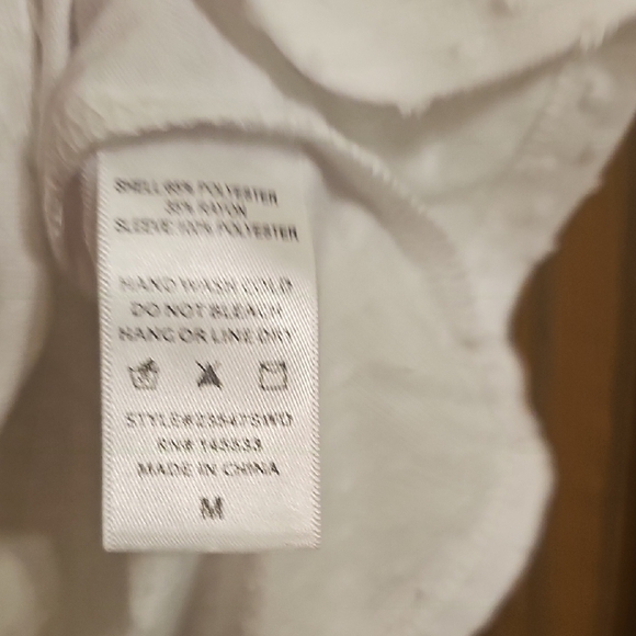 W5 Chic White Puff Sleeve Blouse - Picture 7 of 8